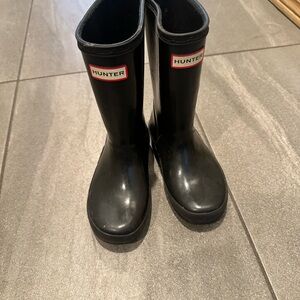 Black Hunter Rainboots Toddler size 10